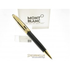 MONTBLANC Meisterstuck Gold Black sfera finitura oro giallo referenza 35988 new